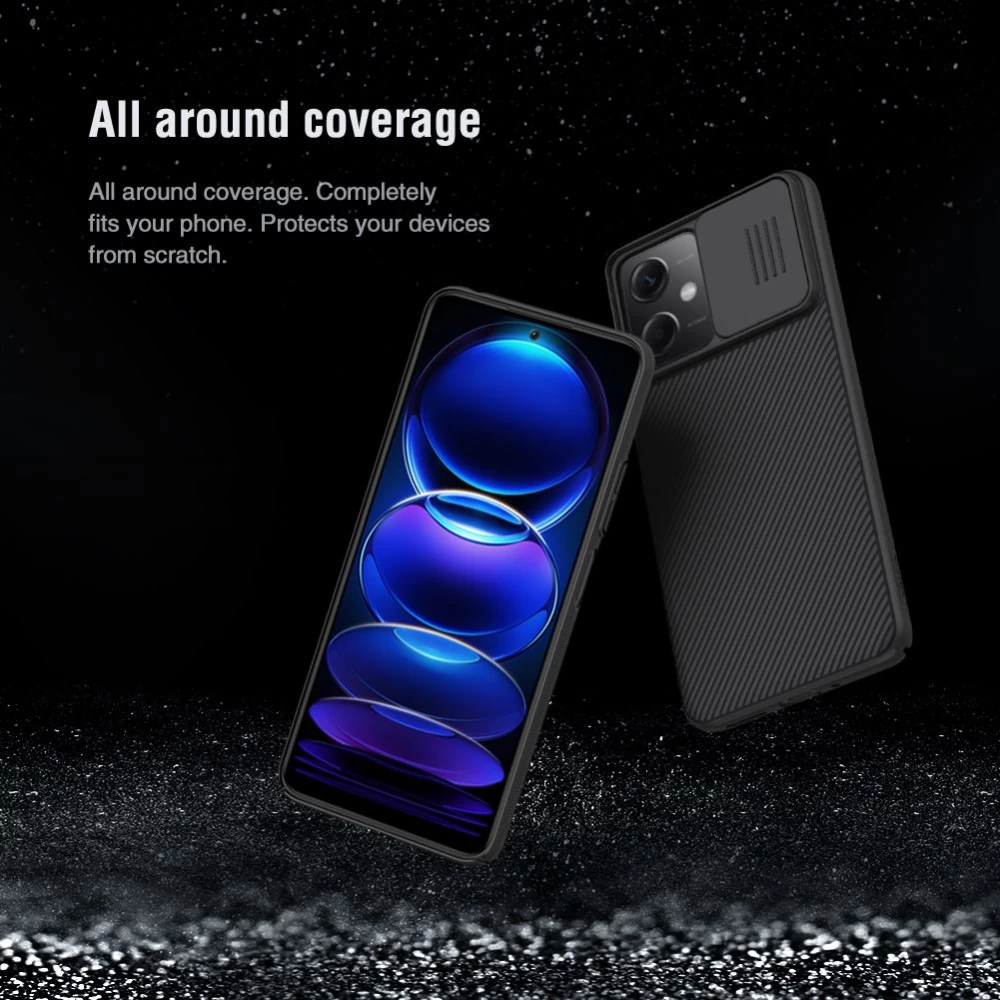 Xiaomi RedMi Note 12 dėklas mėlyna NILLKIN CAMSHIELD 5G