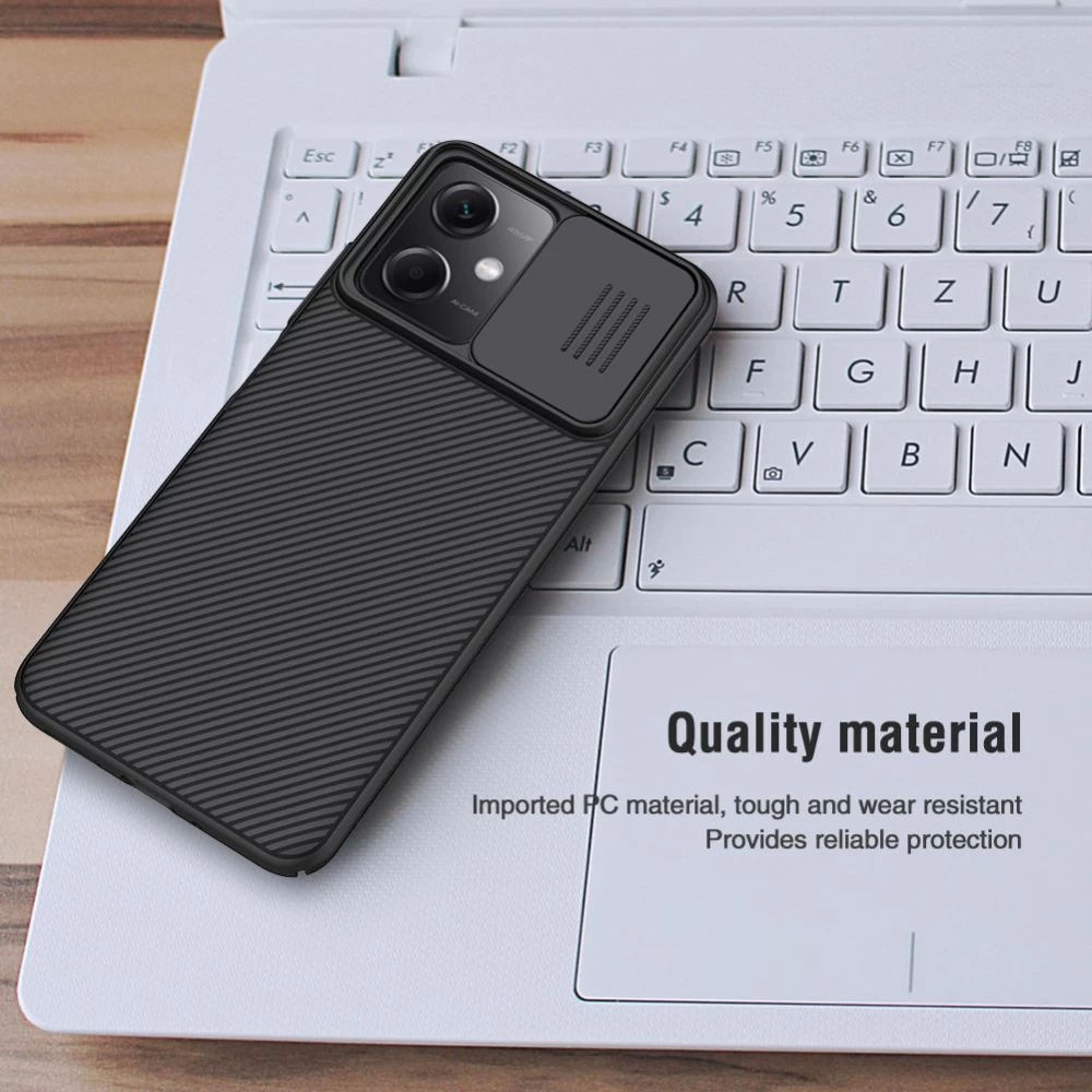 Xiaomi RedMi Note 12 dėklas mėlyna NILLKIN CAMSHIELD 5G