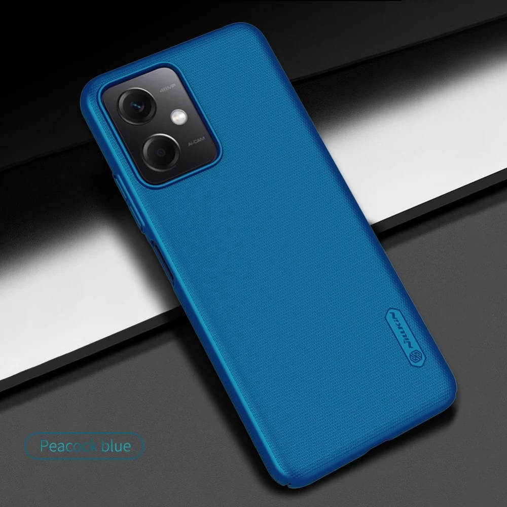 Xiaomi RedMi Note 12 dėklas mėlyna NILLKIN SUPER FROSTED SHIELD 5G