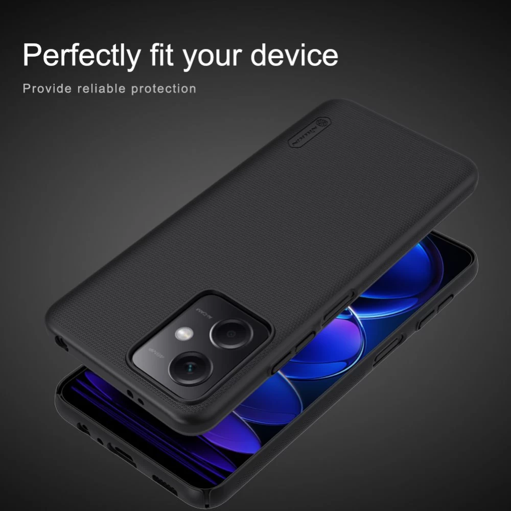 Xiaomi Poco X5 5G case red NILLKIN SUPER FROSTED SHIELD