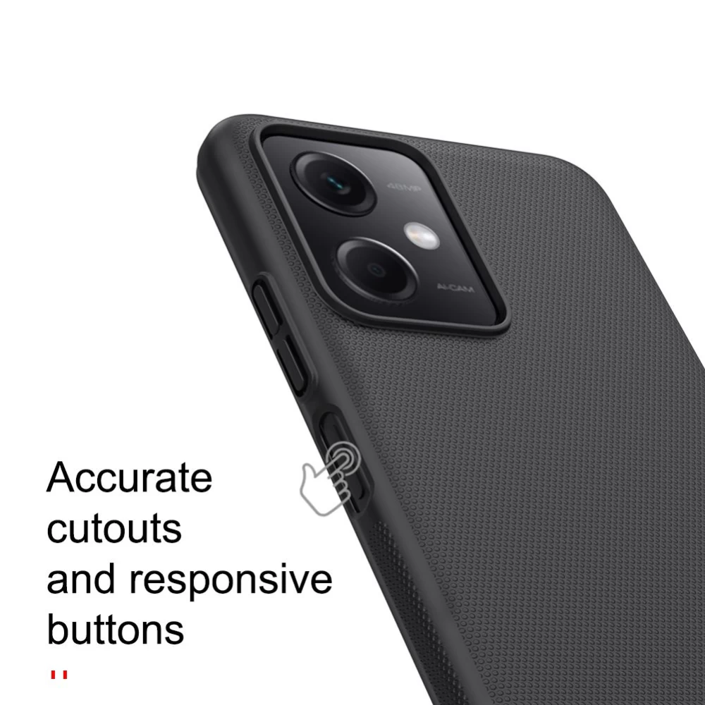 Xiaomi Poco X5 5G case red NILLKIN SUPER FROSTED SHIELD