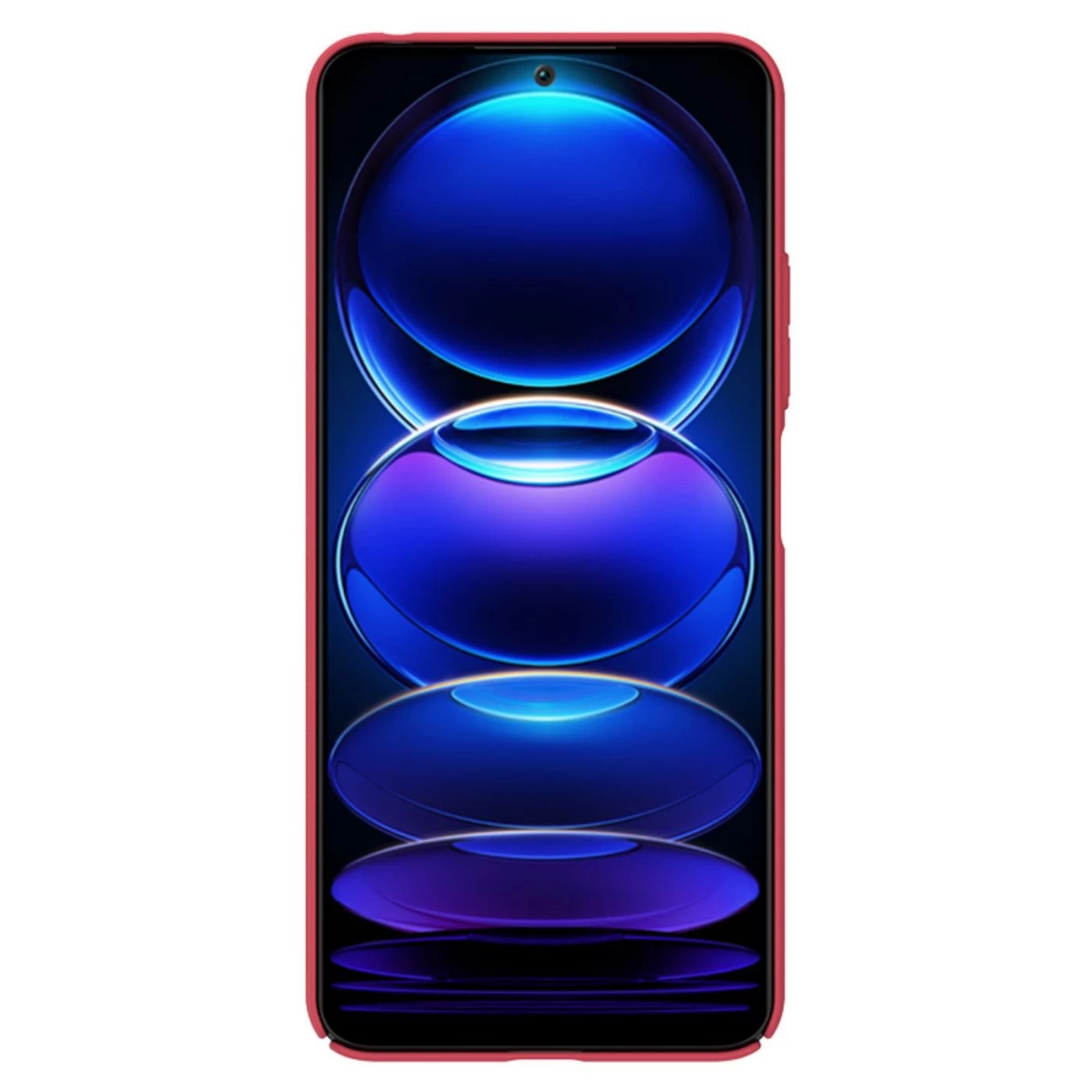 Xiaomi Poco X5 5G case red NILLKIN SUPER FROSTED SHIELD