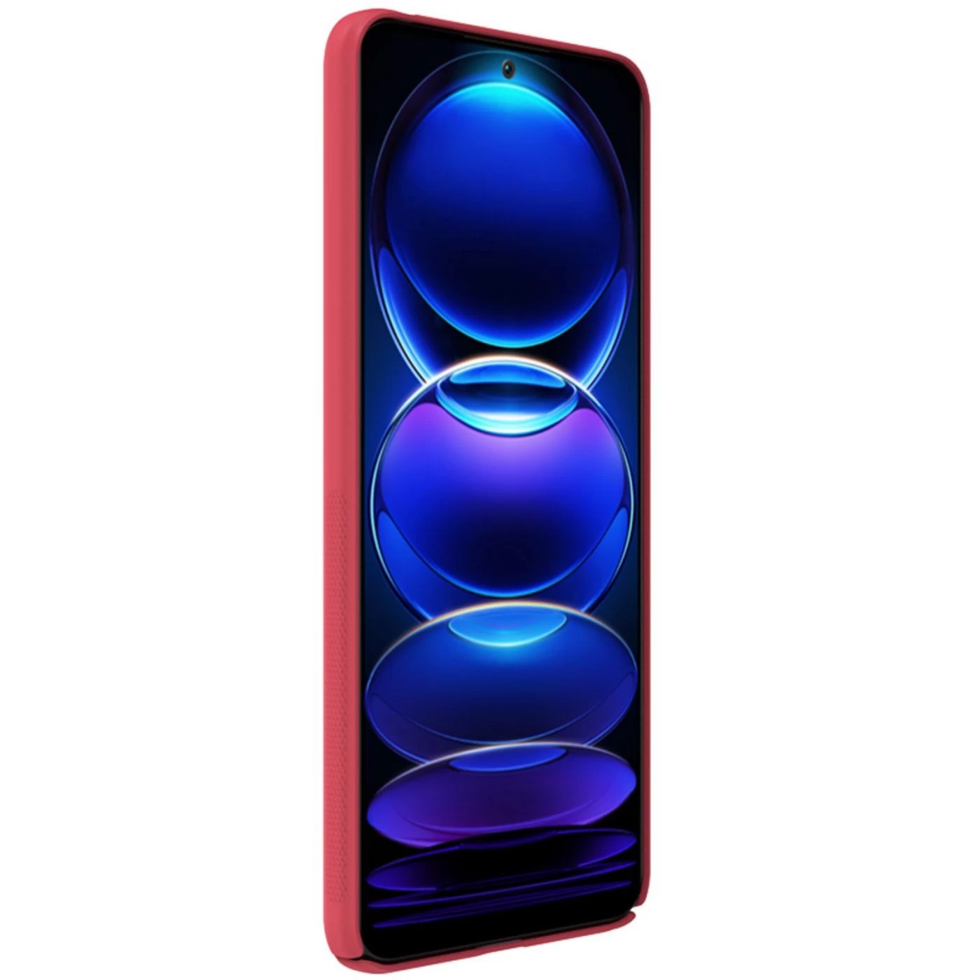 Xiaomi Poco X5 5G case red NILLKIN SUPER FROSTED SHIELD