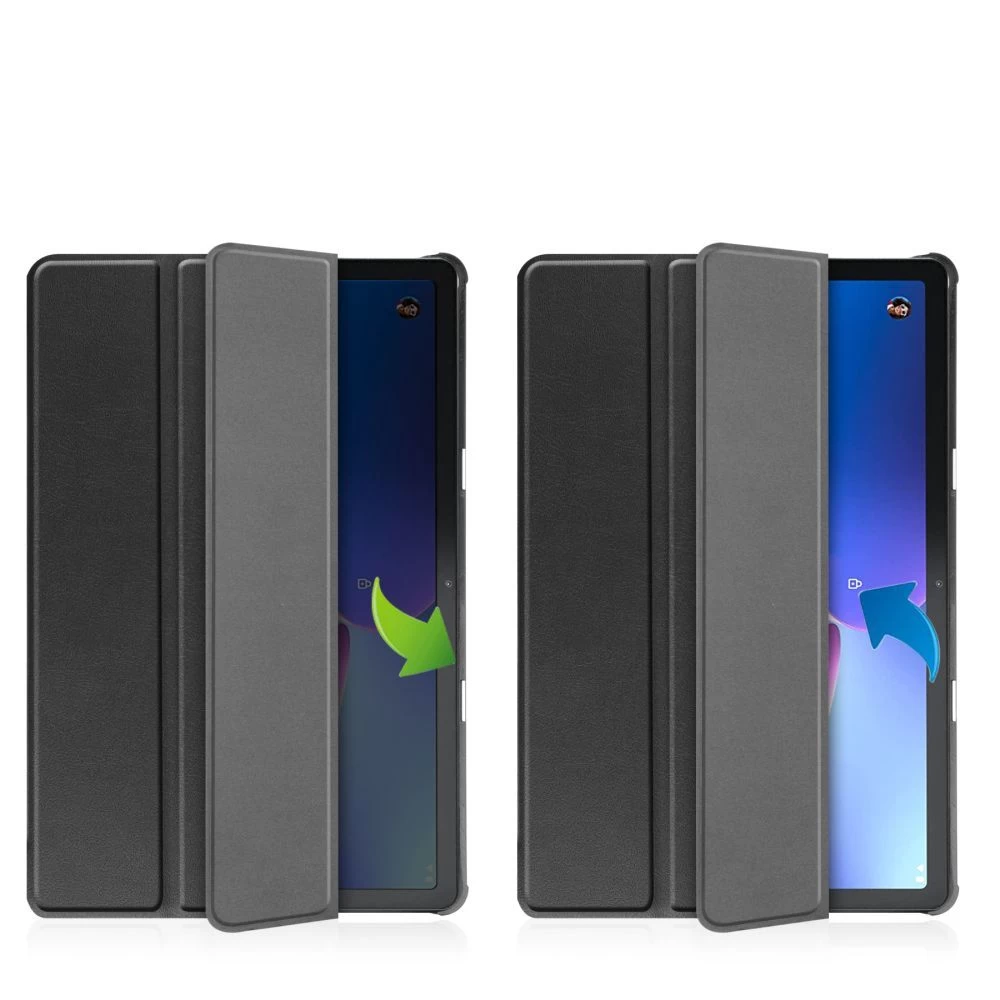 Lenovo Tab M10 10.1 3rd Gen tablet skal, fodral svart TECH-PROTECT SMARTCASE TB328