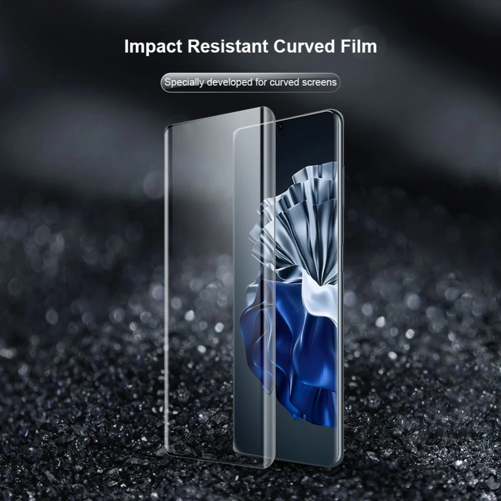 Huawei P60/P60 Pro apsauginis stiklas  NILLKIN IMPACT RESISTANT CURVED FILM (2-pack)