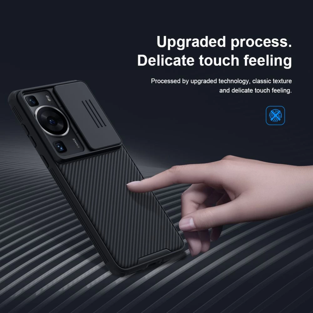 Huawei P60/P60 Pro dėklas Juoda NILLKIN CAMSHIELD PRO