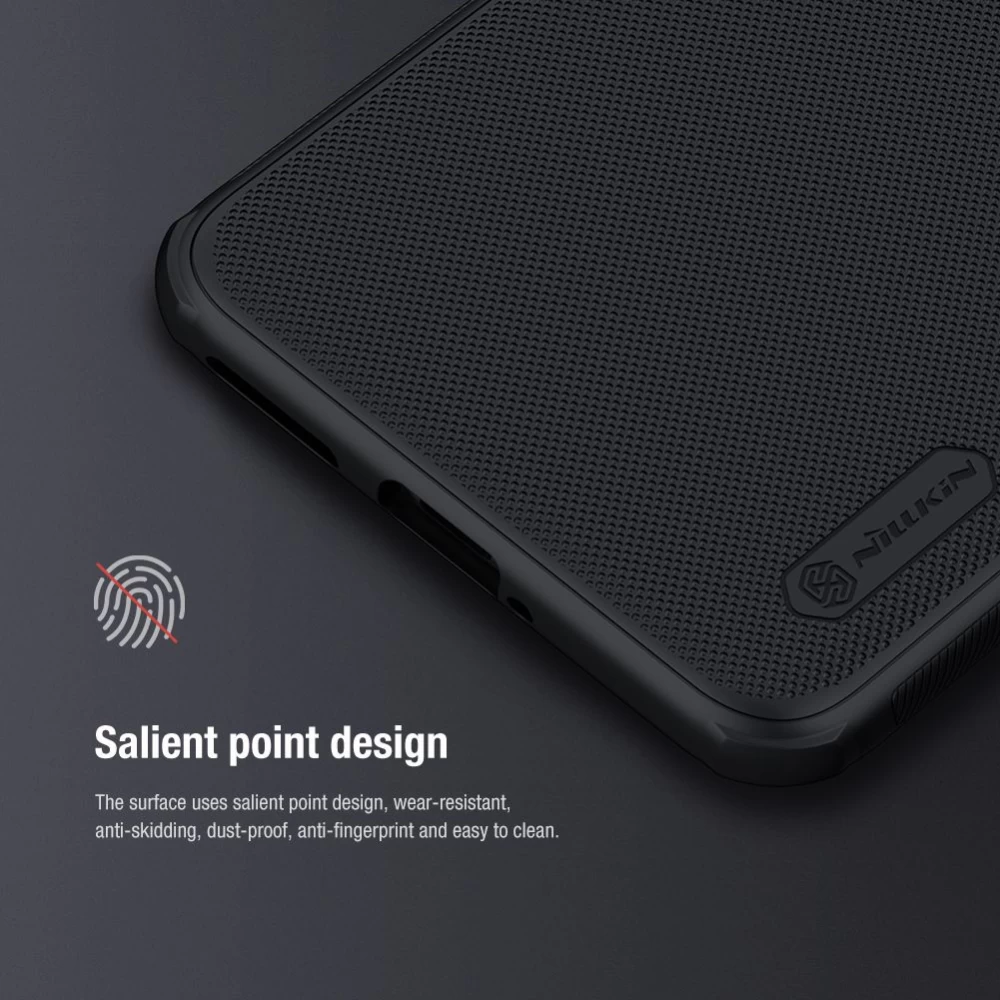 Huawei P60/P60 Pro dėklas raudonas NILLKIN SUPER FROSTED SHIELD