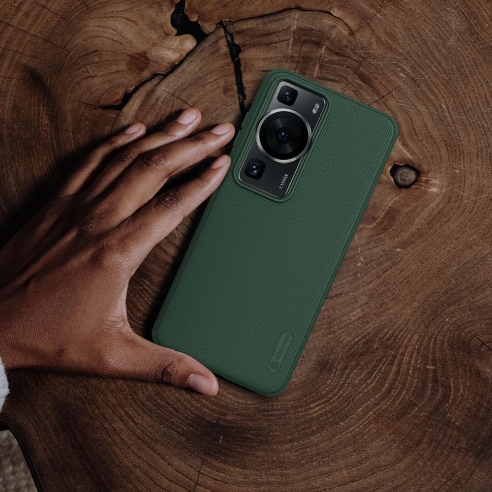 Huawei P60/P60 Pro dėklas raudonas NILLKIN SUPER FROSTED SHIELD
