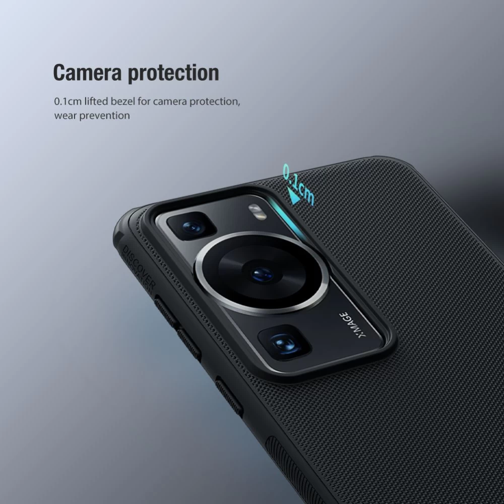 Huawei P60/P60 Pro dėklas mėlyna NILLKIN SUPER FROSTED SHIELD