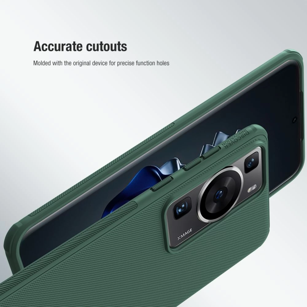 Huawei P60/P60 Pro dėklas mėlyna NILLKIN SUPER FROSTED SHIELD