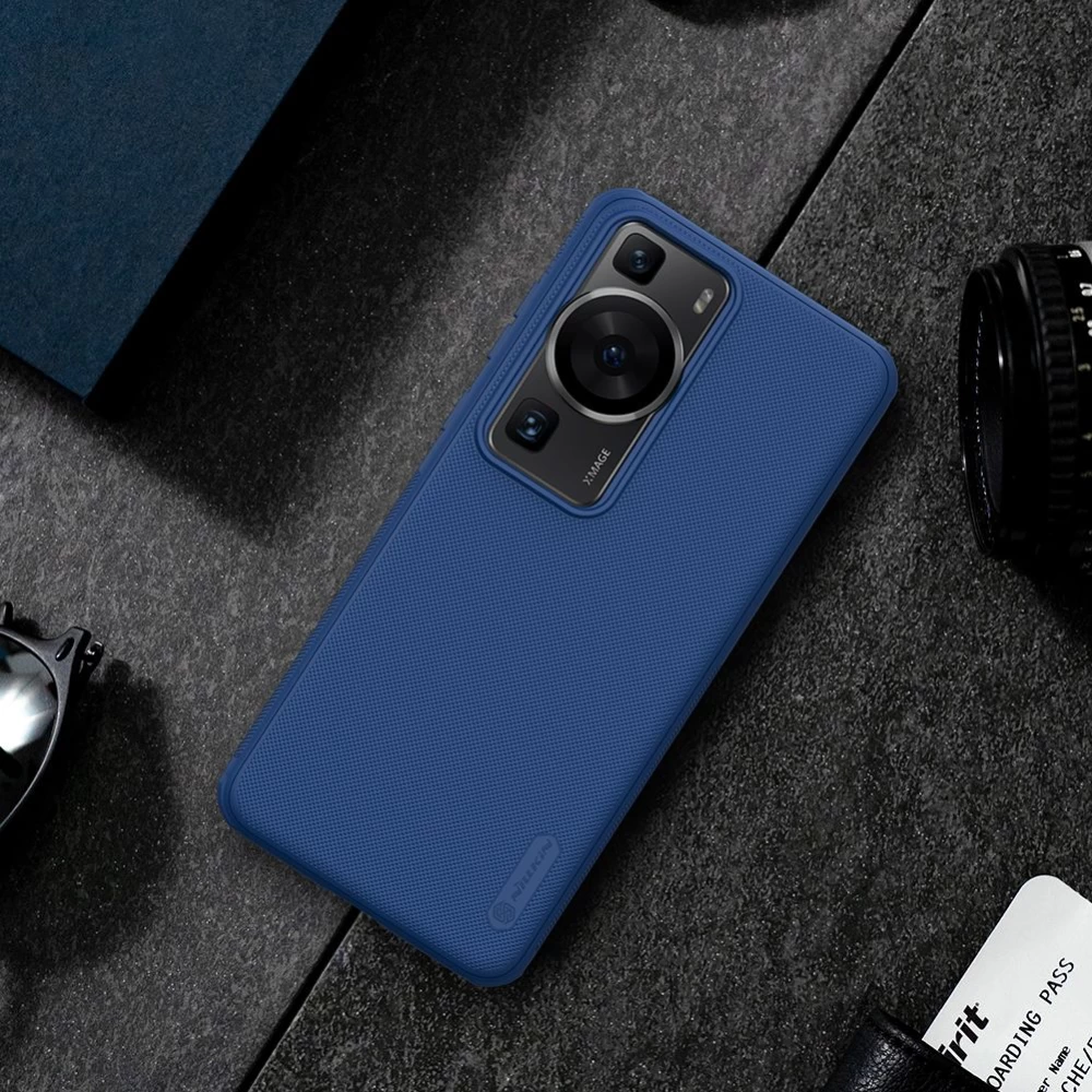 Huawei P60/P60 Pro dėklas mėlyna NILLKIN SUPER FROSTED SHIELD