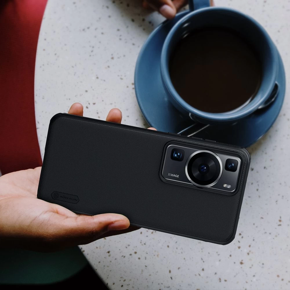 Huawei P60/P60 Pro dėklas mėlyna NILLKIN SUPER FROSTED SHIELD