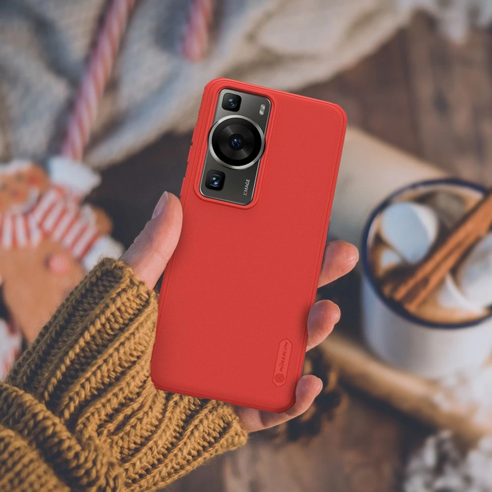 Huawei P60/P60 Pro dėklas mėlyna NILLKIN SUPER FROSTED SHIELD