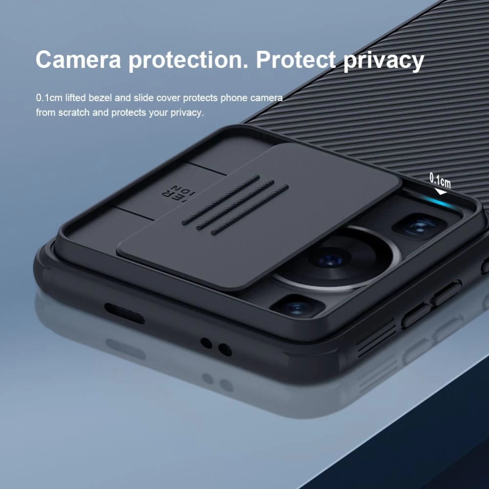 Huawei P60/P60 Pro dėklas mėlyna NILLKIN CAMSHIELD PRO