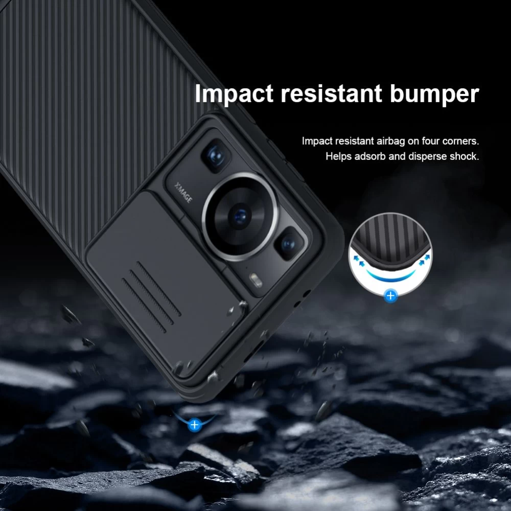Huawei P60/P60 Pro dėklas mėlyna NILLKIN CAMSHIELD PRO