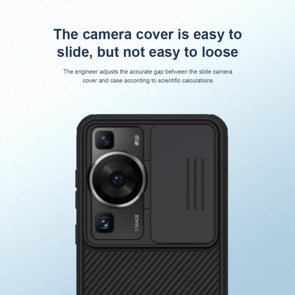 Huawei P60/P60 Pro dėklas mėlyna NILLKIN CAMSHIELD PRO