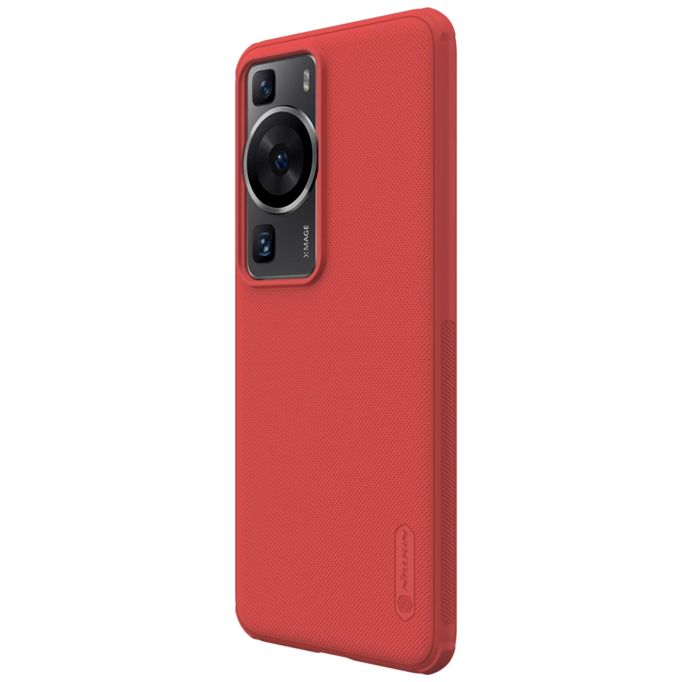 Huawei P60/P60 Pro dėklas raudonas NILLKIN SUPER FROSTED SHIELD