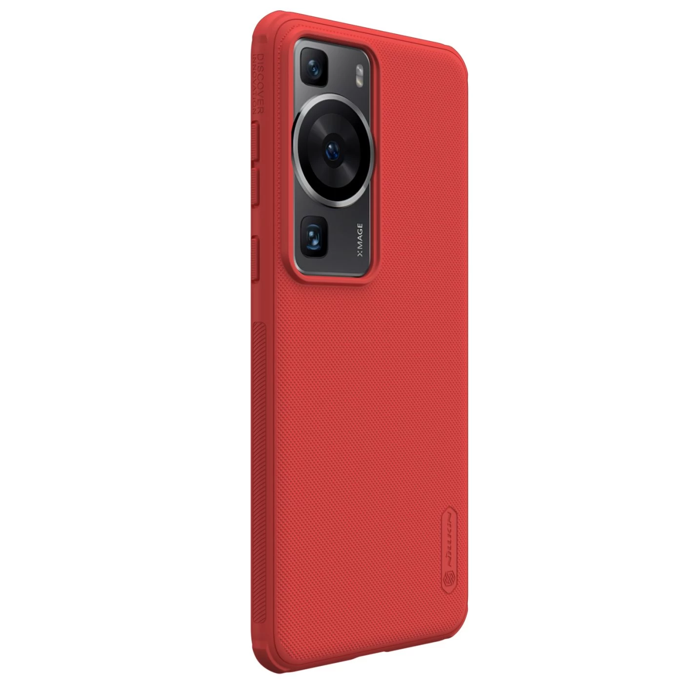 Huawei P60/P60 Pro dėklas raudonas NILLKIN SUPER FROSTED SHIELD
