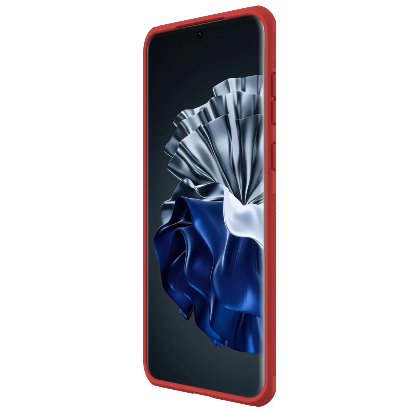 Huawei P60/P60 Pro dėklas raudonas NILLKIN SUPER FROSTED SHIELD