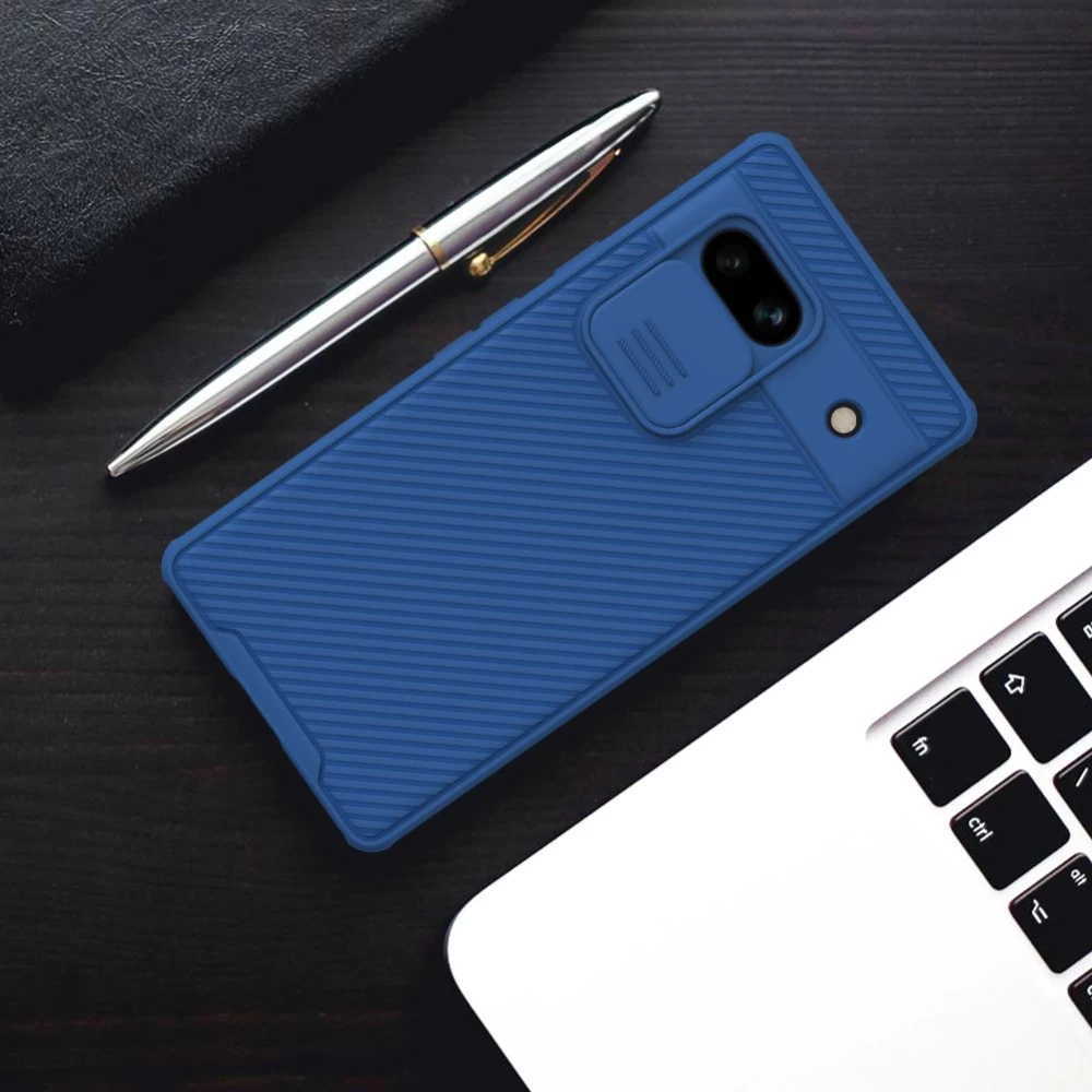 Google Pixel 7A ümbris hõbe NILLKIN CAMSHIELD PRO