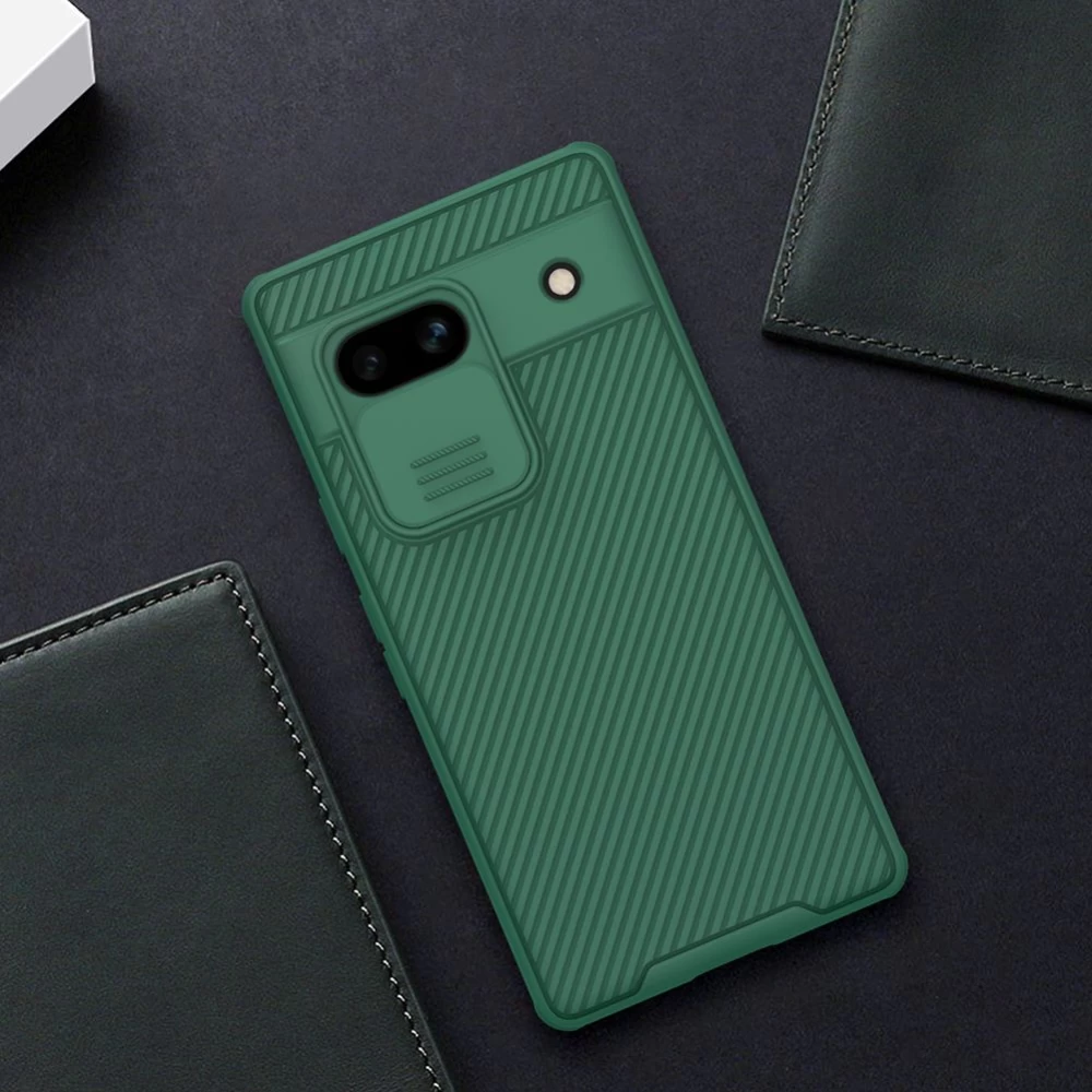 Google Pixel 7A ümbris hõbe NILLKIN CAMSHIELD PRO