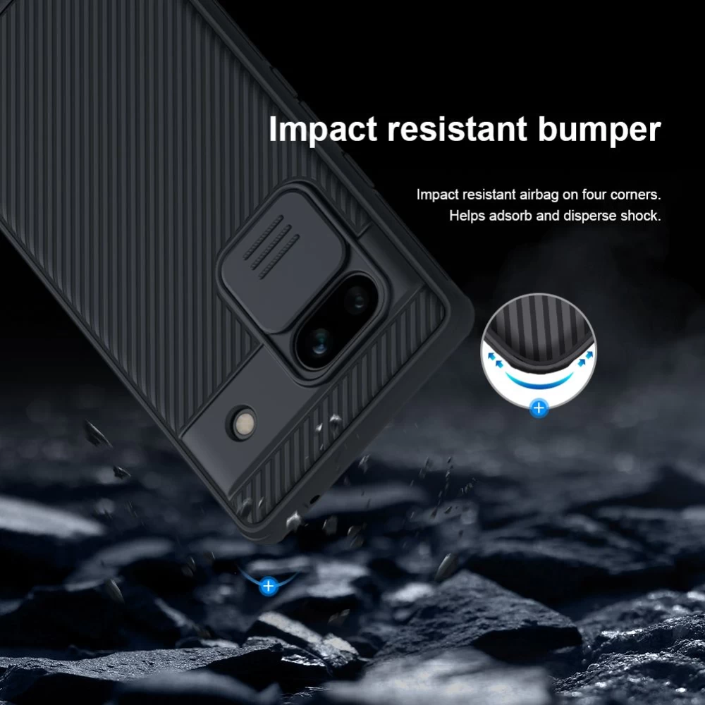 Google Pixel 7A ümbris sinine NILLKIN CAMSHIELD PRO