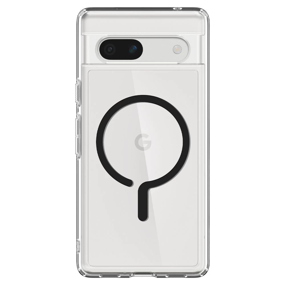 Google Pixel 7A vāciņš melns SPIGEN ULTRA HYBRID ONETAP RING MAGSAFE