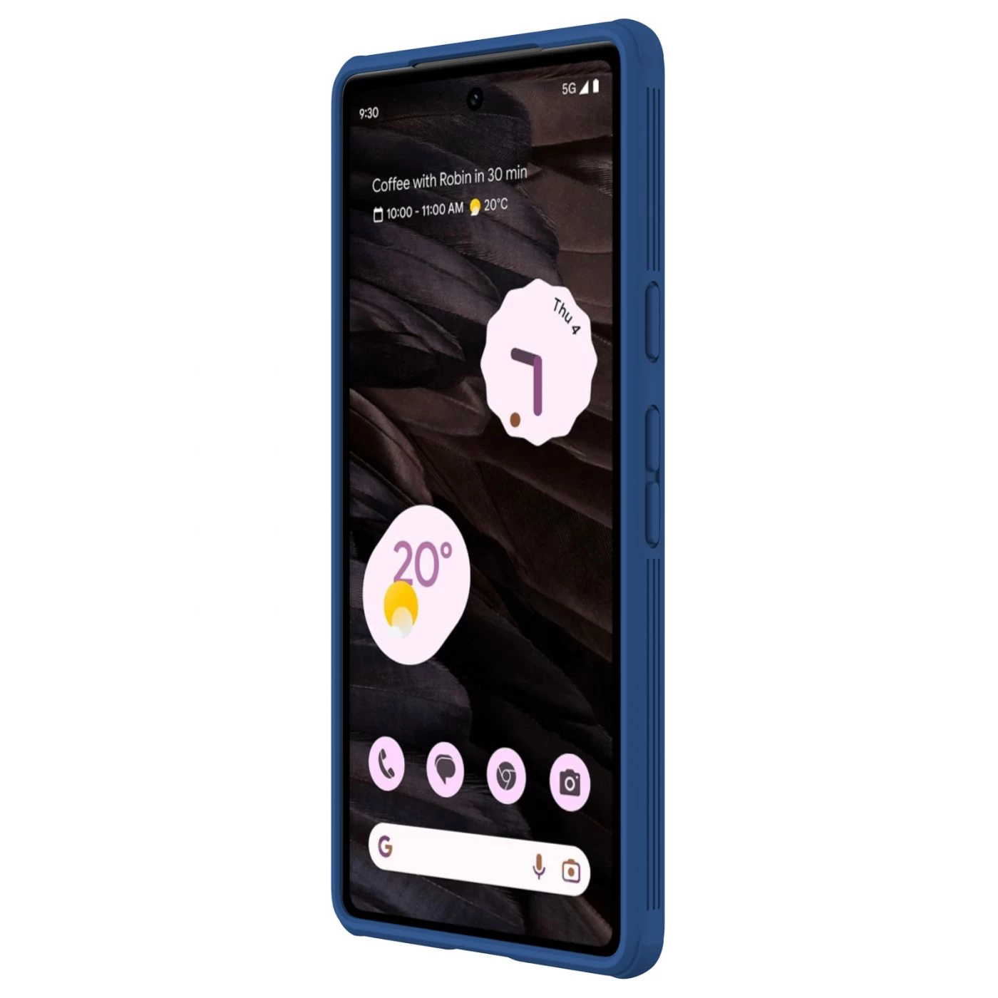 Google Pixel 7A ümbris sinine NILLKIN CAMSHIELD PRO