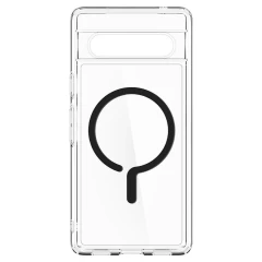 Google Pixel 7A vāciņš melns SPIGEN ULTRA HYBRID ONETAP RING MAGSAFE
