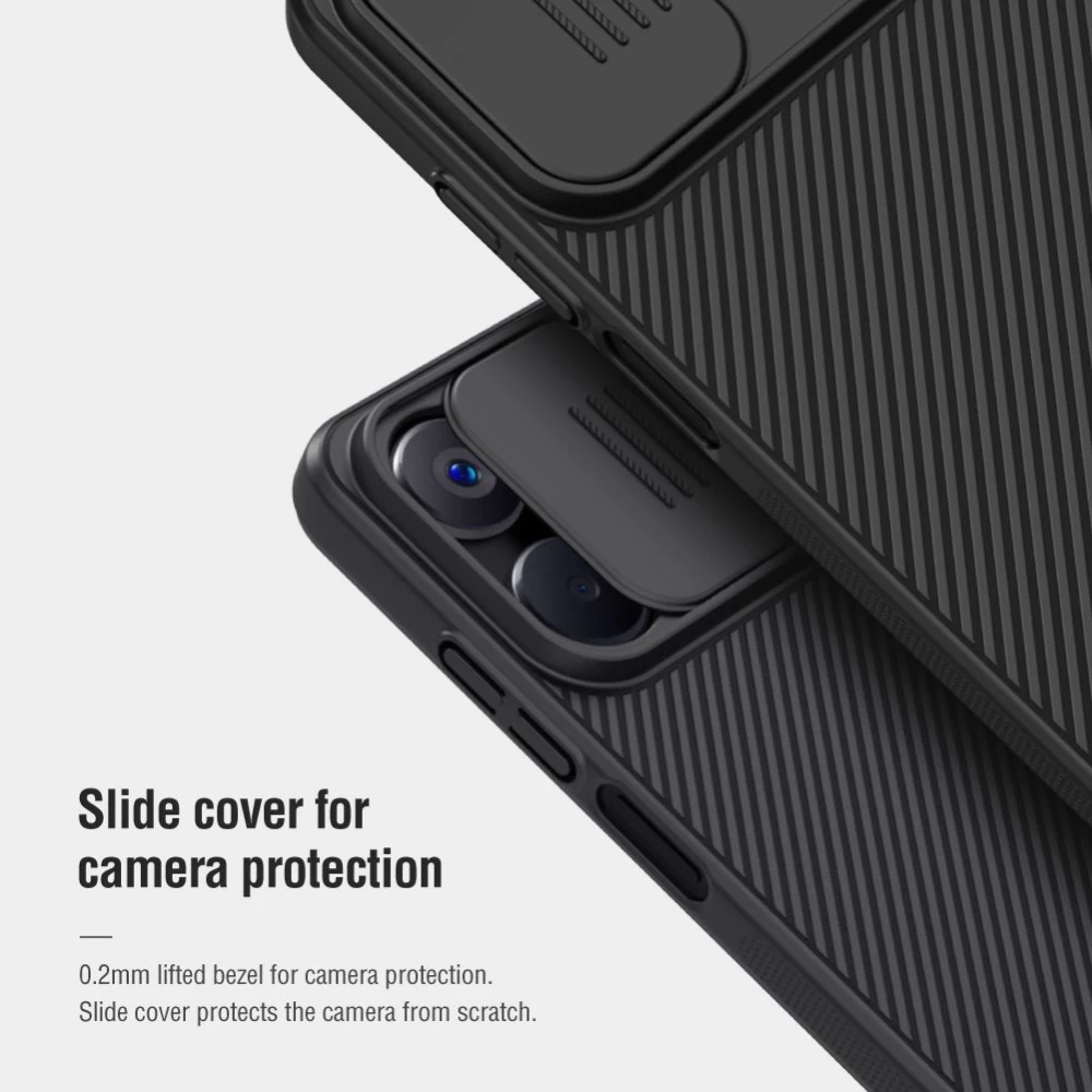Oppo Realme 10 4G чехол черный NILLKIN CAMSHIELD