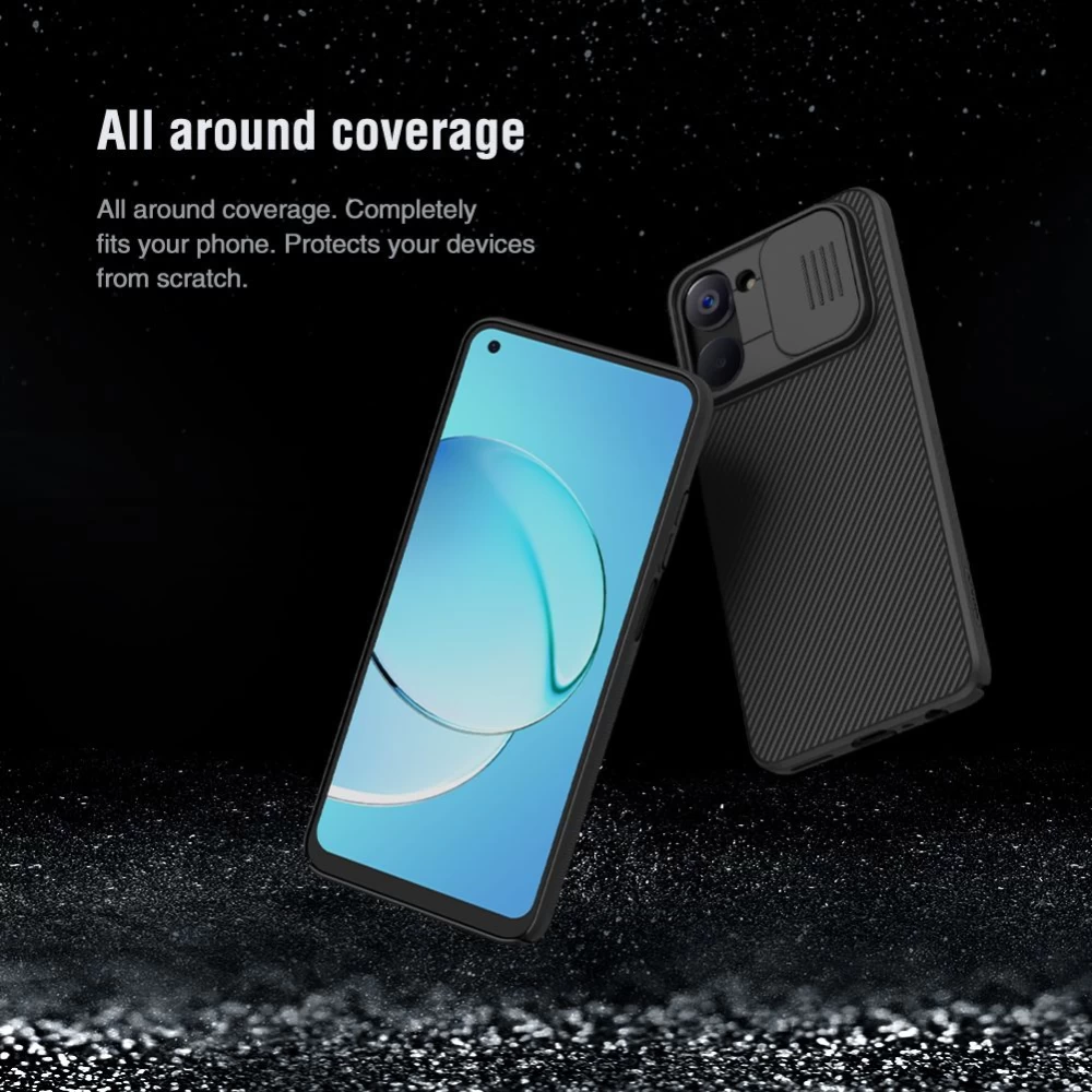Oppo Realme 10 4G чехол черный NILLKIN CAMSHIELD
