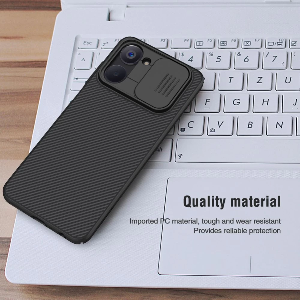 Oppo Realme 10 4G dėklas mėlyna NILLKIN CAMSHIELD