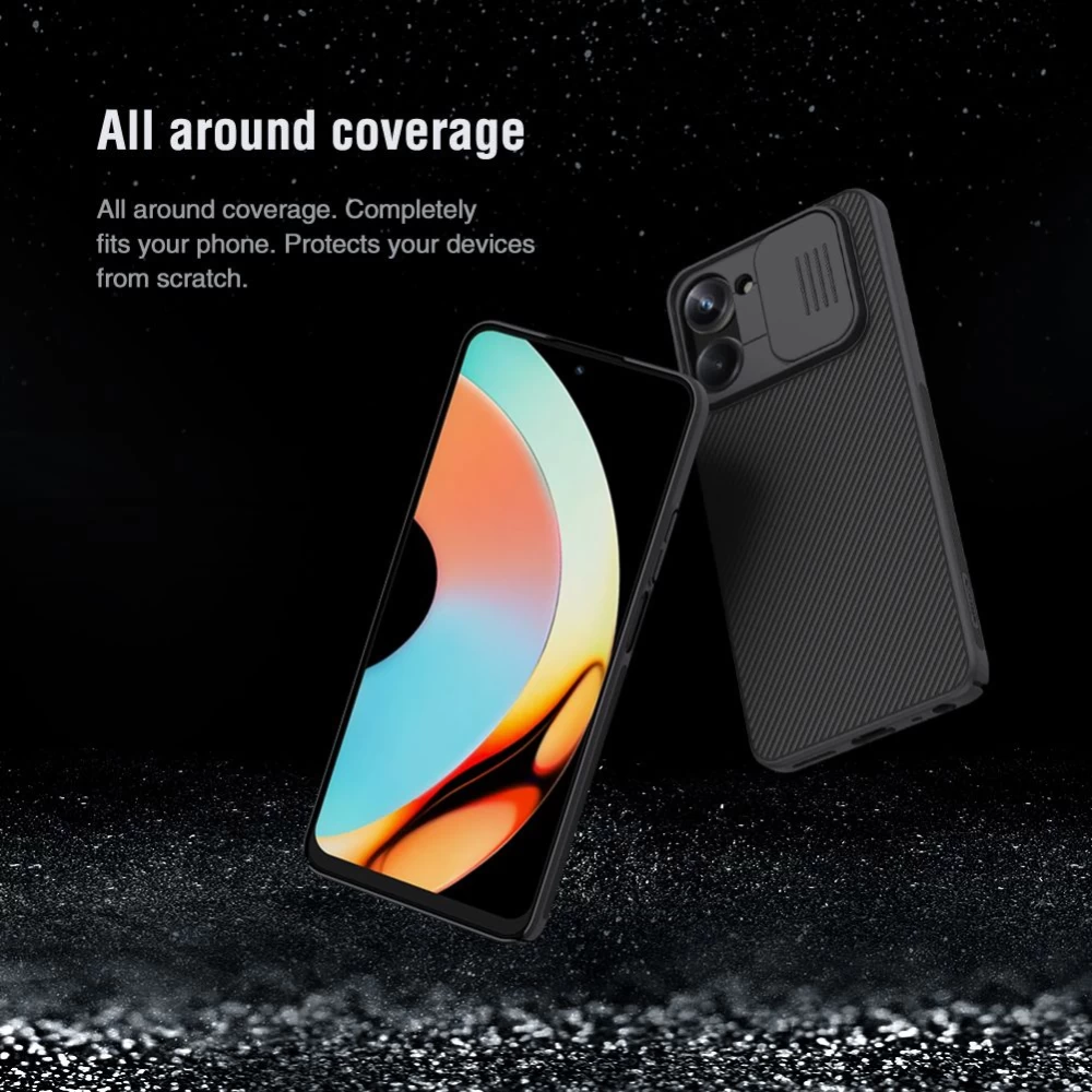Oppo Realme 10 Pro 5G ümbris sinine NILLKIN CAMSHIELD
