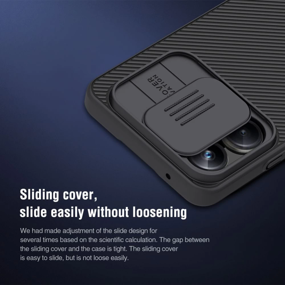 Oppo Realme 10 Pro 5G ümbris sinine NILLKIN CAMSHIELD