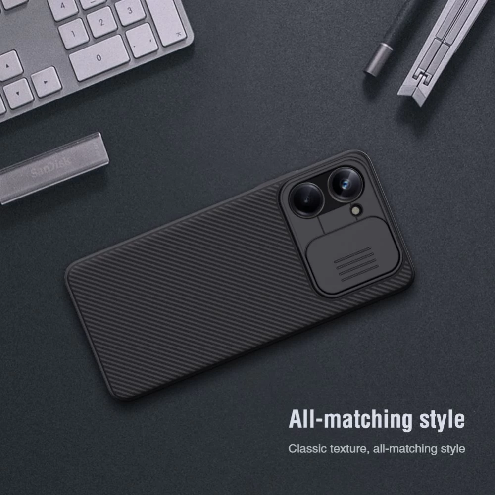Oppo Realme 10 Pro 5G ümbris sinine NILLKIN CAMSHIELD