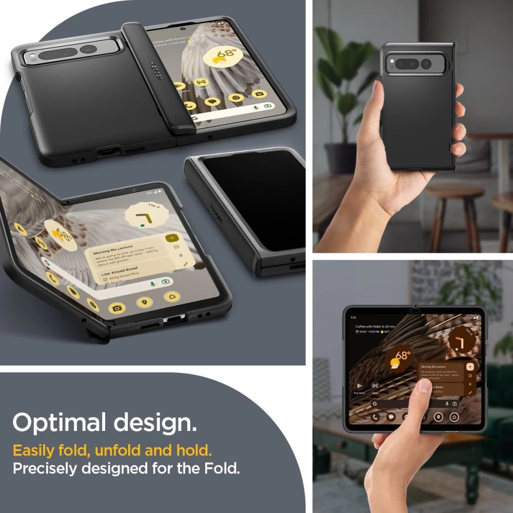 Google Pixel Fold ümbris must SPIGEN SLIM ARMOR PRO