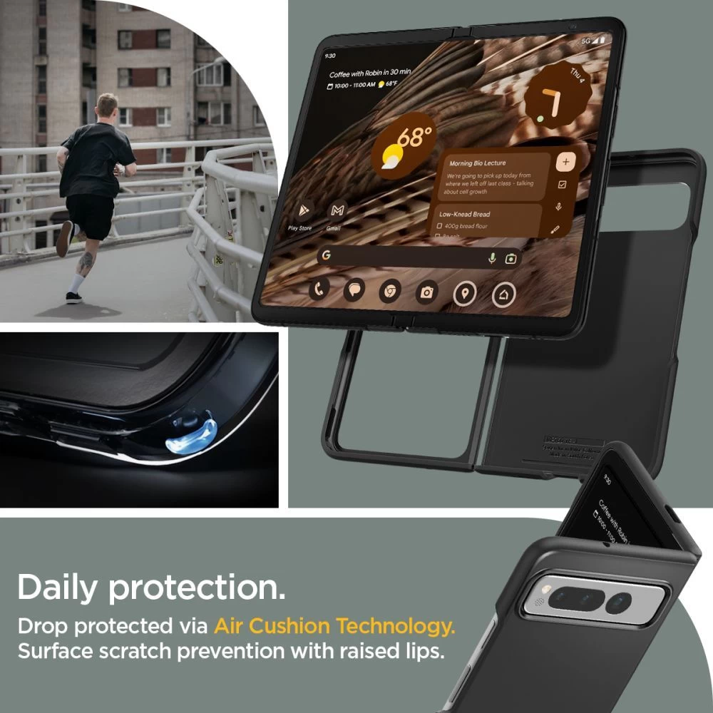Google Pixel Fold ümbris must SPIGEN THIN FIT