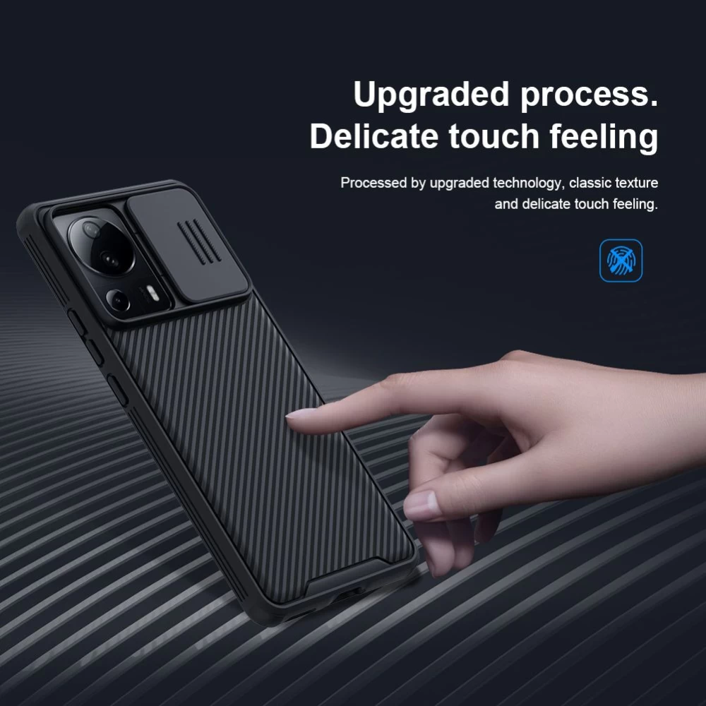 Xiaomi 13 Lite dėklas žalia NILLKIN CAMSHIELD PRO
