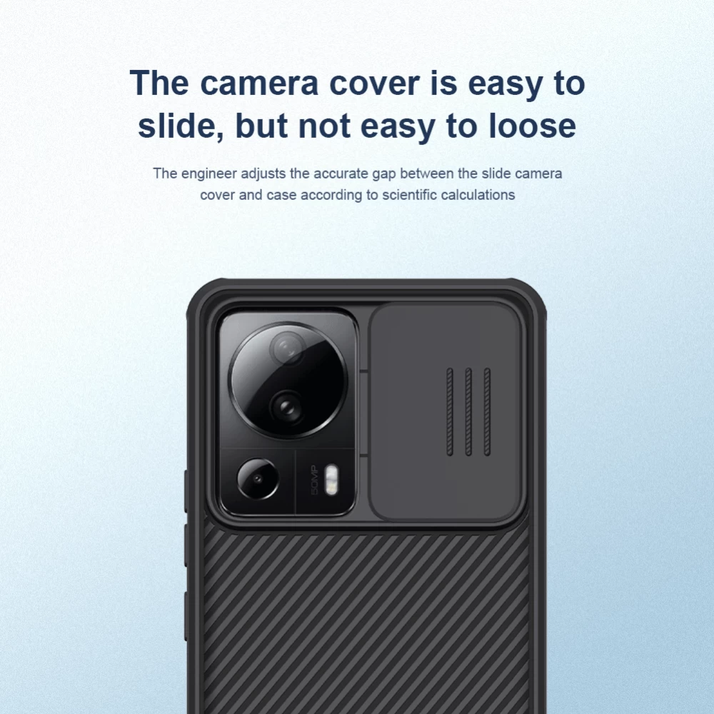 Xiaomi 13 Lite dėklas žalia NILLKIN CAMSHIELD PRO