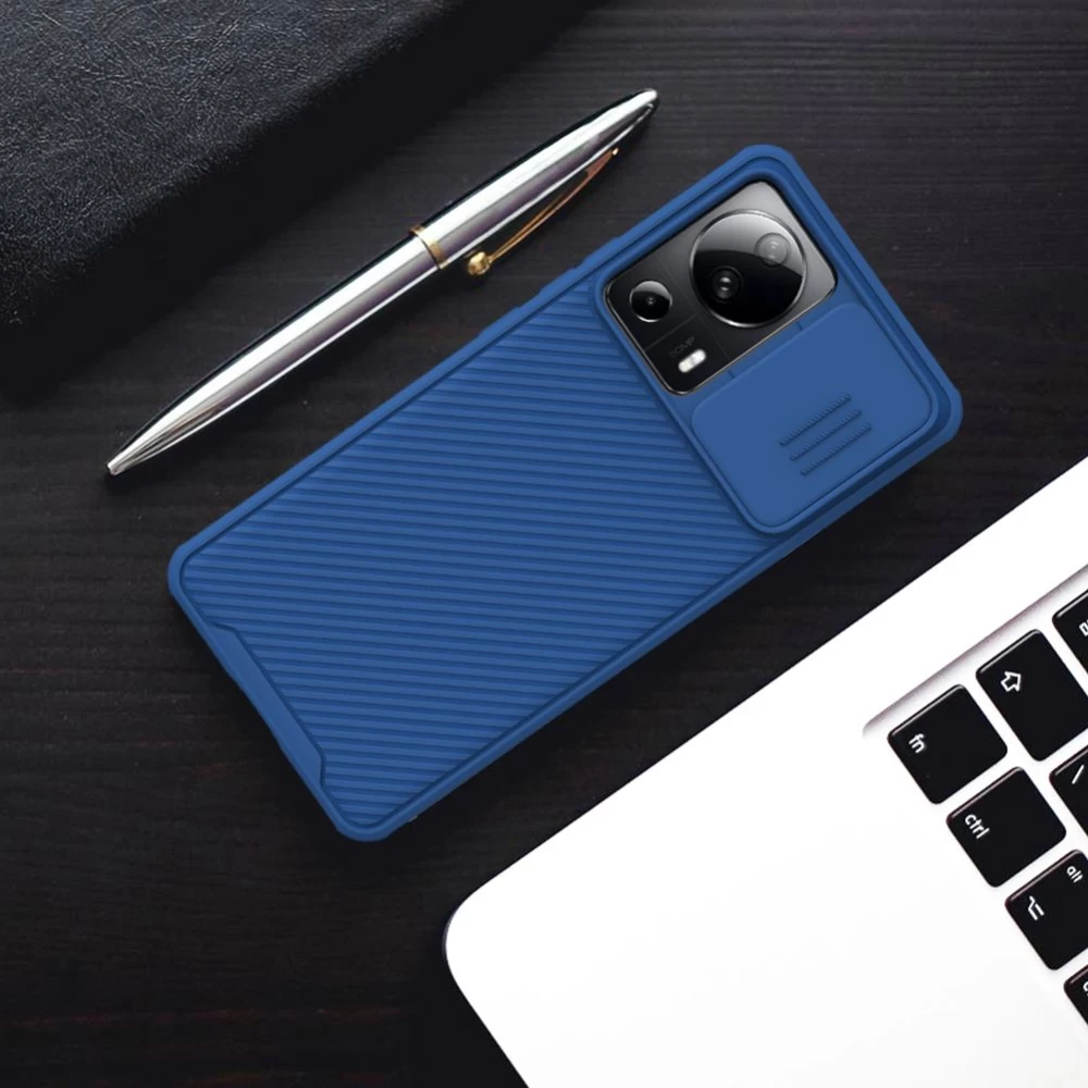 Xiaomi 13 Lite dėklas žalia NILLKIN CAMSHIELD PRO