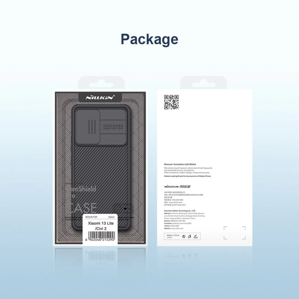 Xiaomi 13 Lite dėklas žalia NILLKIN CAMSHIELD PRO