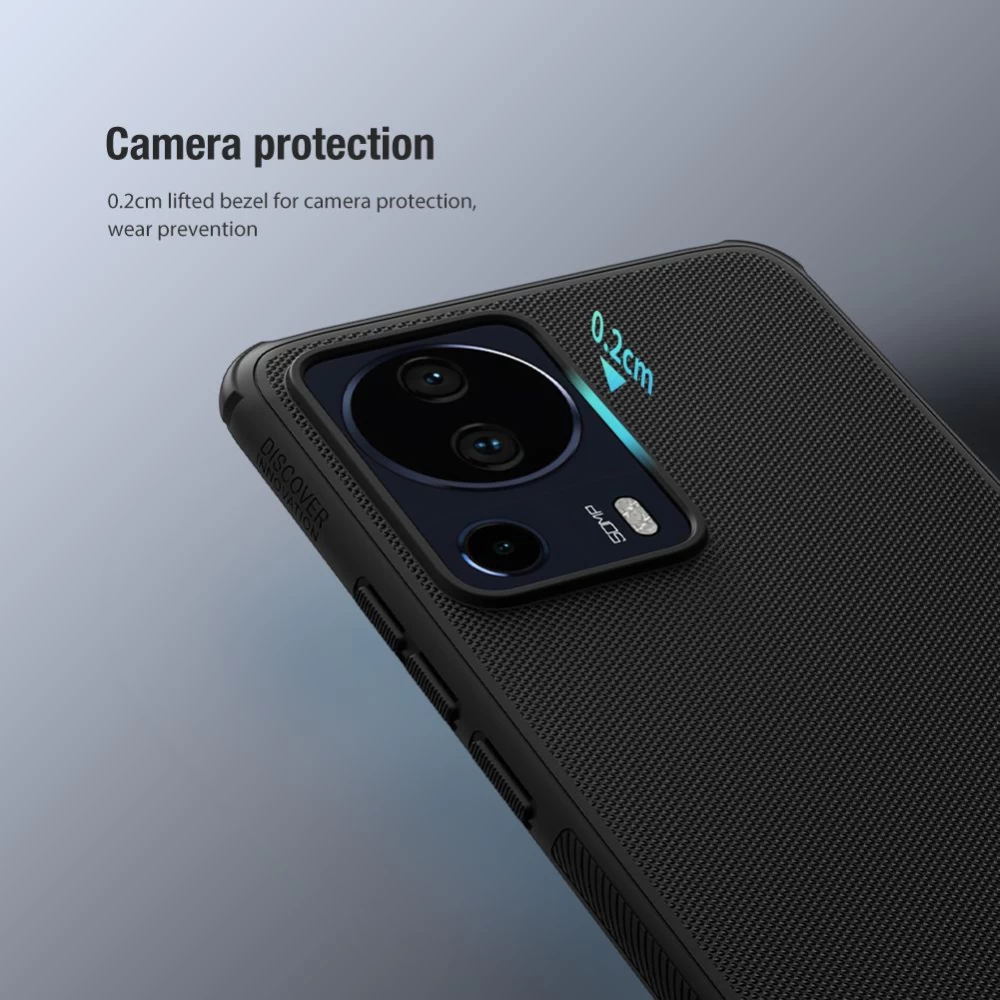 Xiaomi 13 Lite чехол зеленый NILLKIN SUPER FROSTED SHIELD PRO