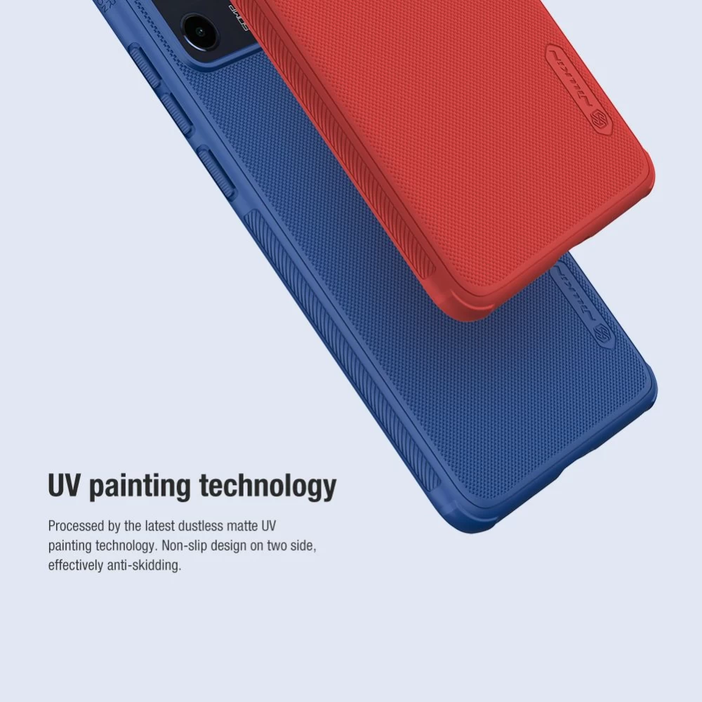 Xiaomi 13 Lite чехол синий NILLKIN SUPER FROSTED SHIELD PRO