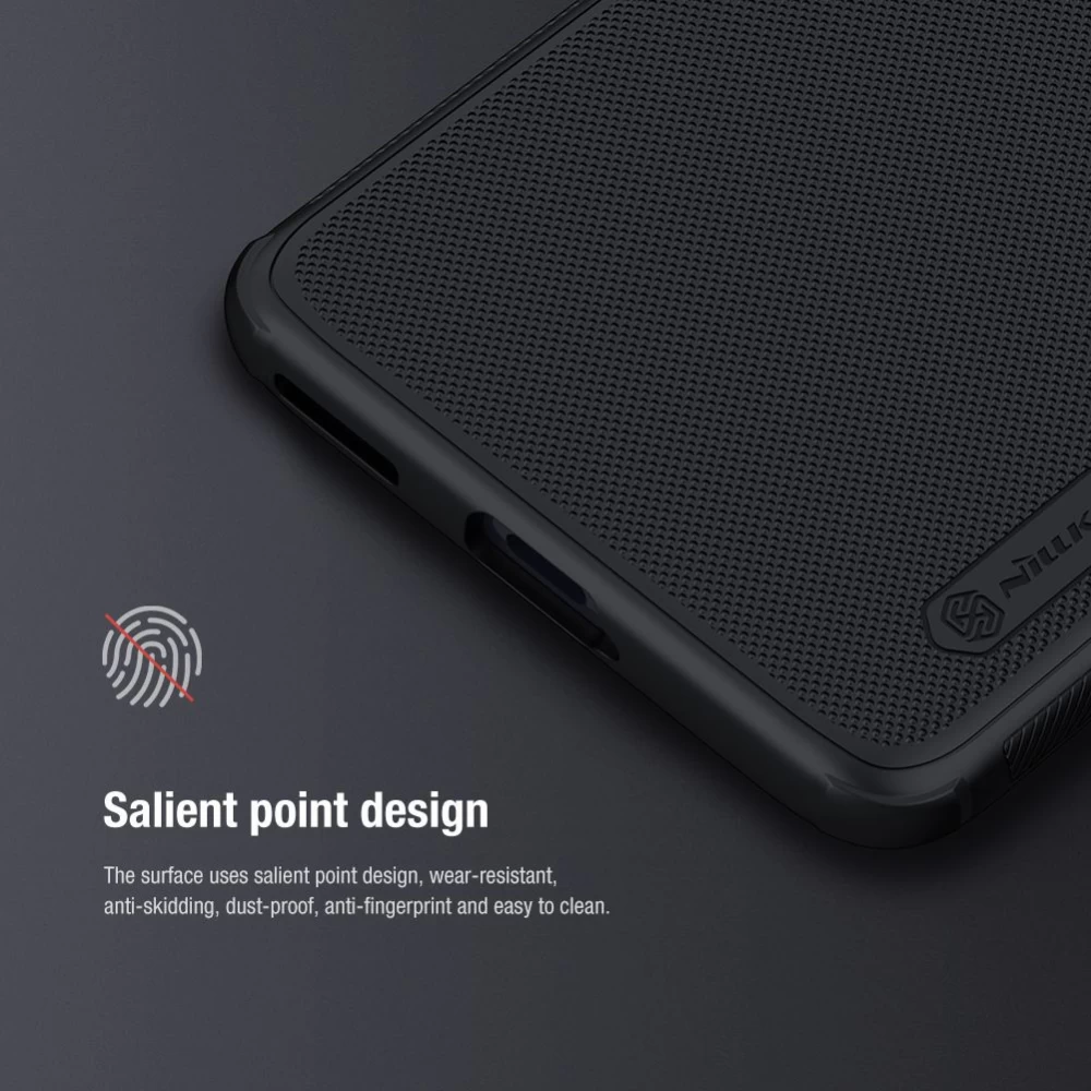 Xiaomi 13 Lite чехол синий NILLKIN SUPER FROSTED SHIELD PRO