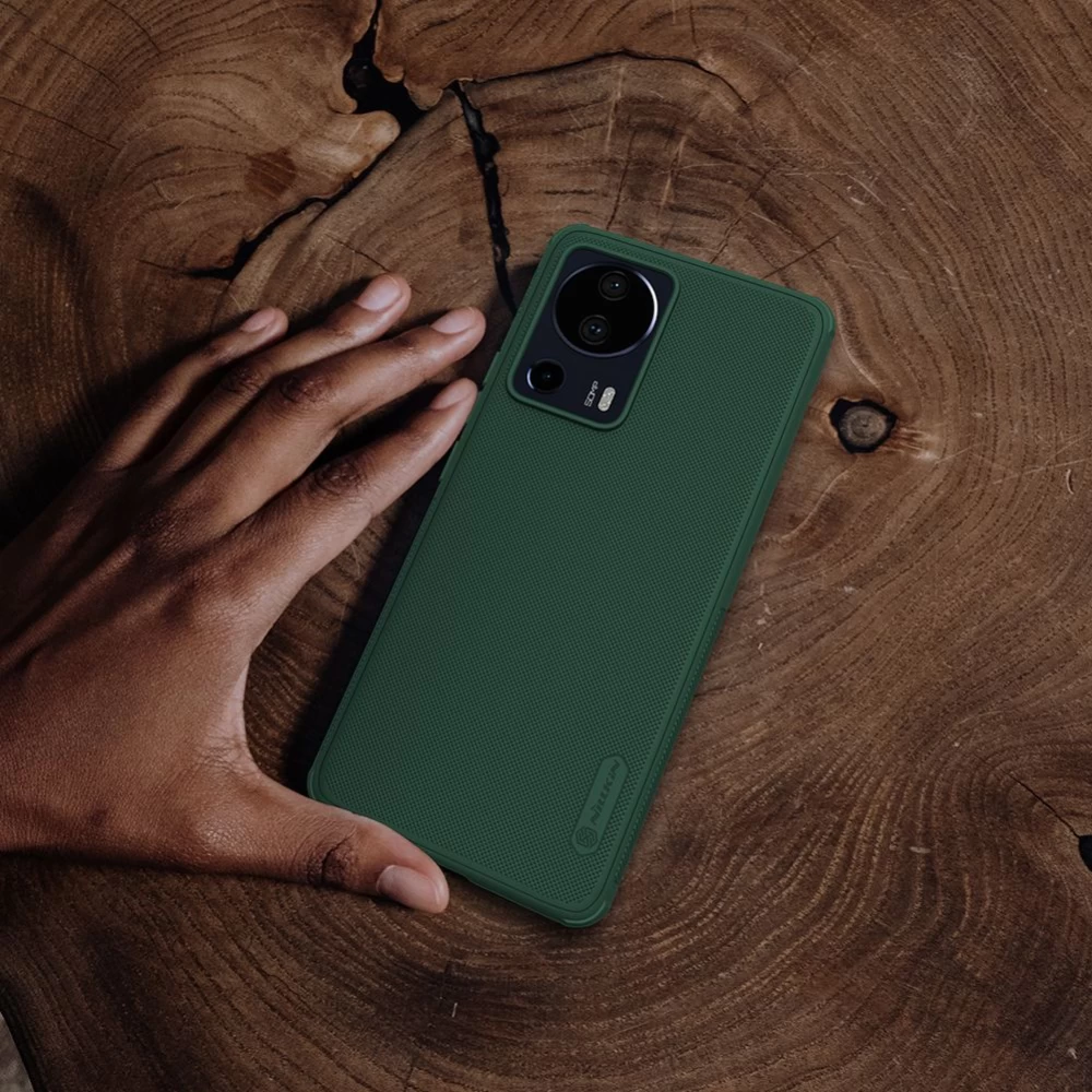 Xiaomi 13 Lite чехол синий NILLKIN SUPER FROSTED SHIELD PRO