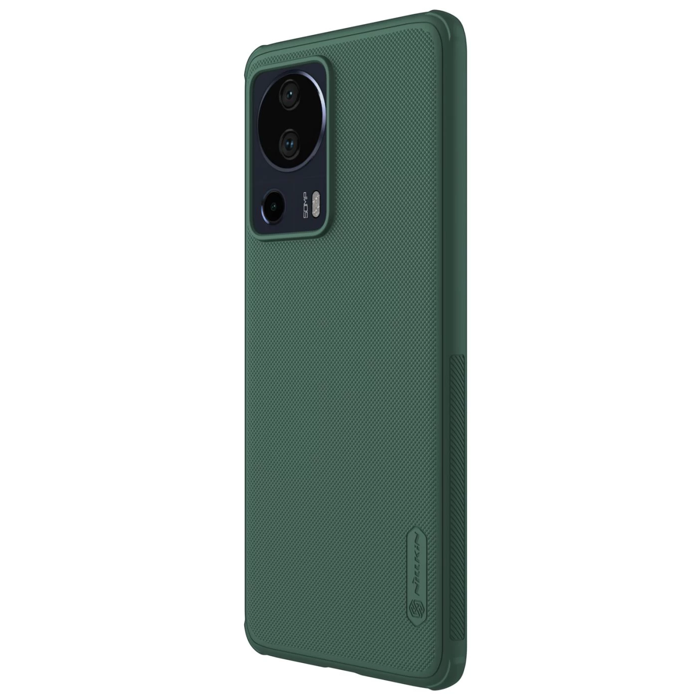 Xiaomi 13 Lite чехол зеленый NILLKIN SUPER FROSTED SHIELD PRO