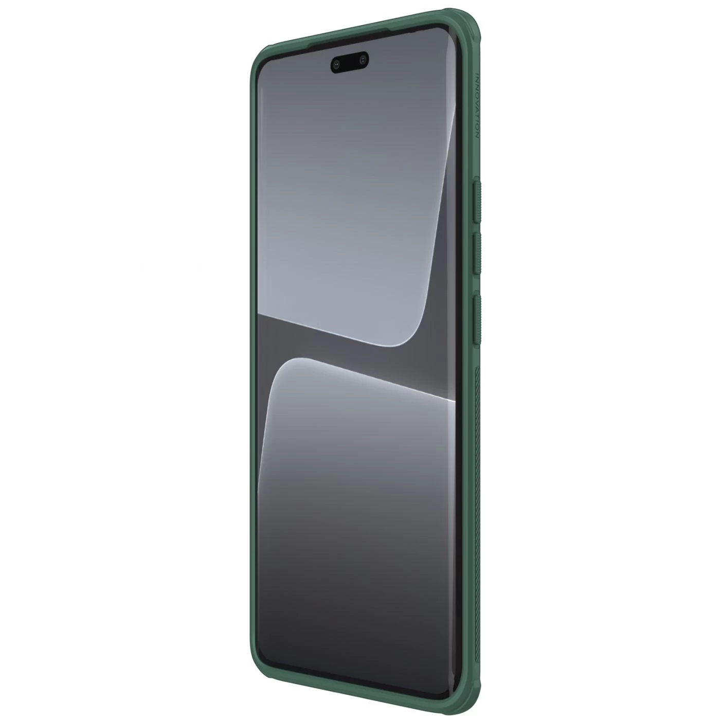 Xiaomi 13 Lite чехол зеленый NILLKIN SUPER FROSTED SHIELD PRO
