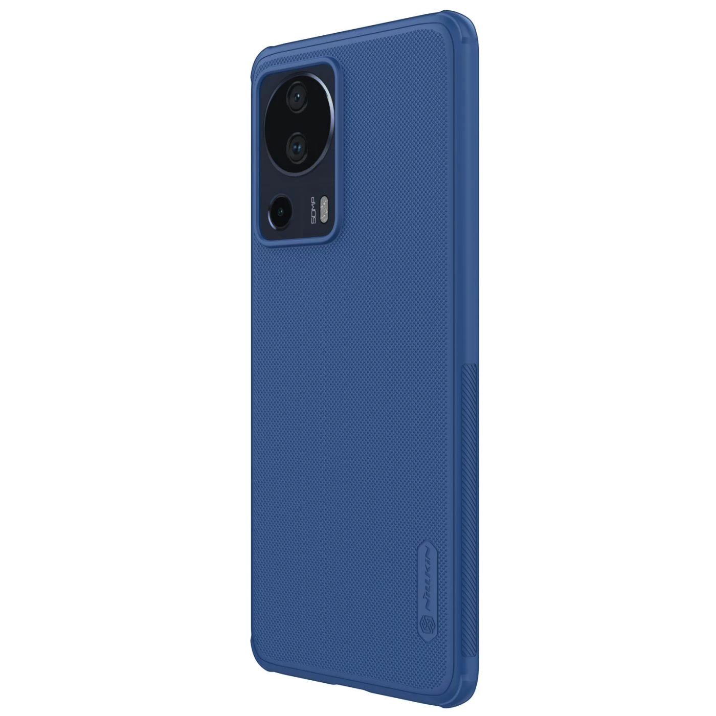 Xiaomi 13 Lite чехол синий NILLKIN SUPER FROSTED SHIELD PRO