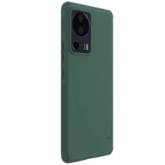 Xiaomi 13 Lite чехол зеленый NILLKIN SUPER FROSTED SHIELD PRO