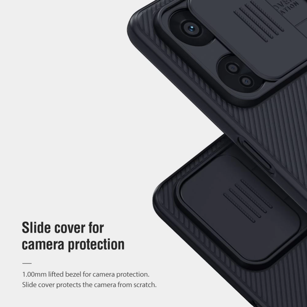 OnePlus Nord CE 3 Lite чехол синий NILLKIN CAMSHIELD CE3